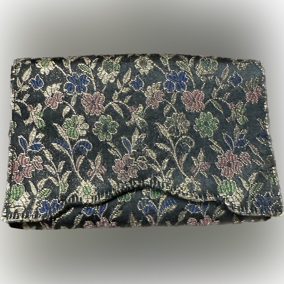 Vintage floral clutch - Picture 1 of 8